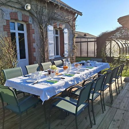Gite Familial Avec Piscine Chauffee A Lege - Fr-1-306-1296 Eksteriør billede
